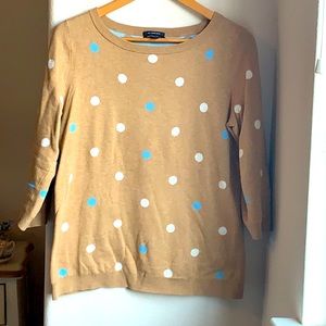Lands’ End Polka Dot Sweater
